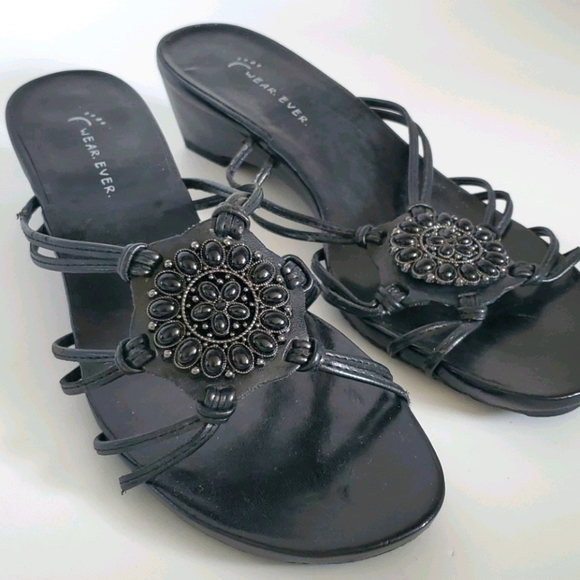 Shoes - Wear ever jeweled strappy sandal